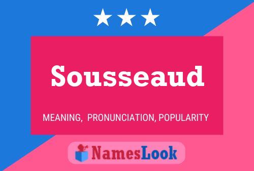 Sousseaud Namensposter