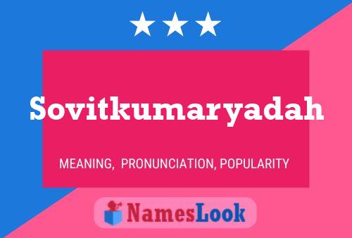 Sovitkumaryadah Namensposter