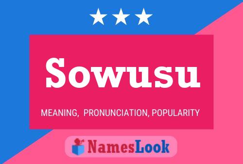 Sowusu Namensposter