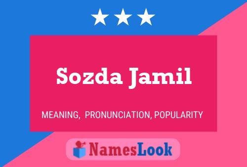 Sozda Jamil Namensposter