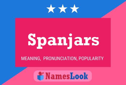 Spanjars Namensposter