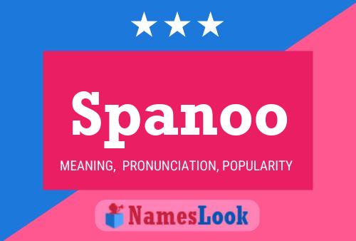 Spanoo Namensposter