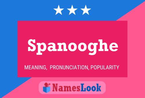 Spanooghe Namensposter