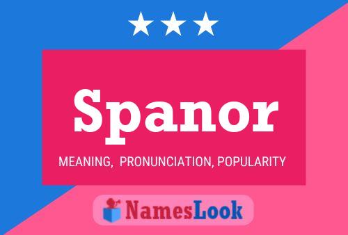 Spanor Namensposter