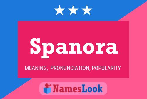 Spanora Namensposter