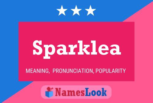 Sparklea Namensposter