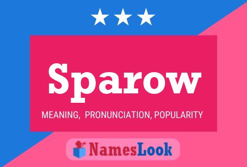 Sparow Namensposter