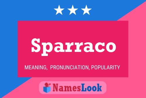 Sparraco Namensposter