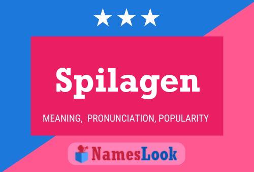 Spilagen Namensposter