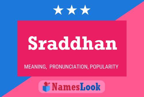 Sraddhan Namensposter