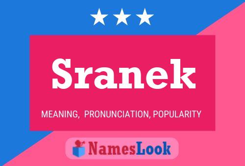 Sranek Namensposter