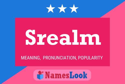 Srealm Namensposter