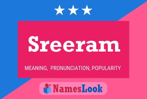 Sreeram Namensposter