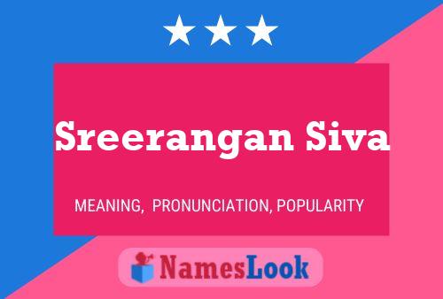 Sreerangan Siva Namensposter