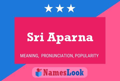 Sri Aparna Namensposter