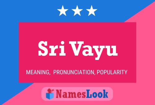 Sri Vayu Namensposter