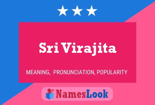 Sri Virajita Namensposter