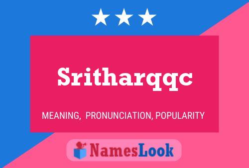 Sritharqqc Namensposter