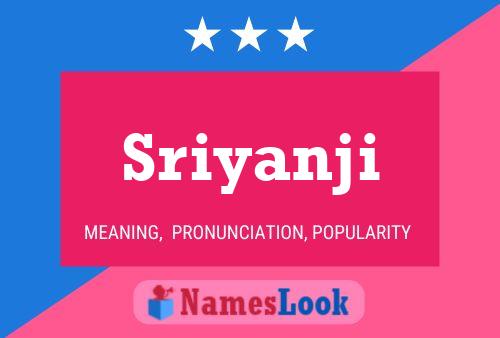 Sriyanji Namensposter