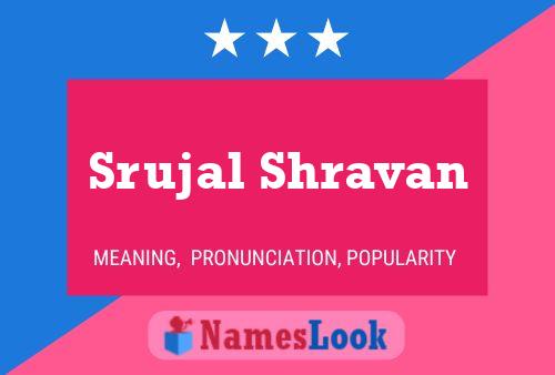 Srujal Shravan Namensposter