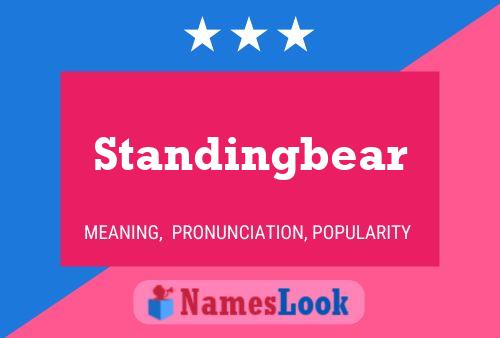 Standingbear Namensposter