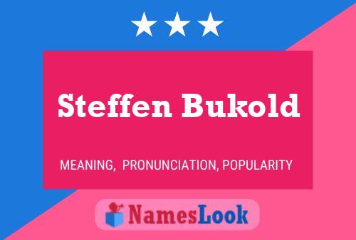 Steffen Bukold Namensposter