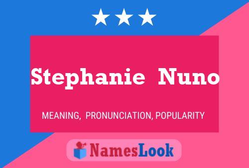 Stephanie  Nuno Namensposter