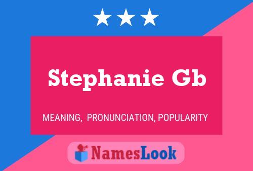 Stephanie Gb Namensposter