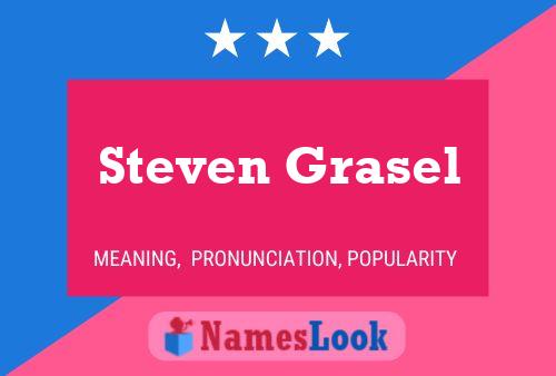 Steven Grasel Namensposter