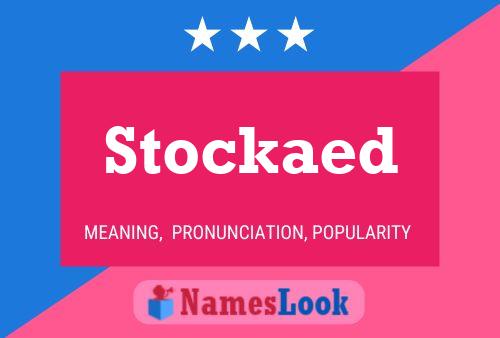 Stockaed Namensposter