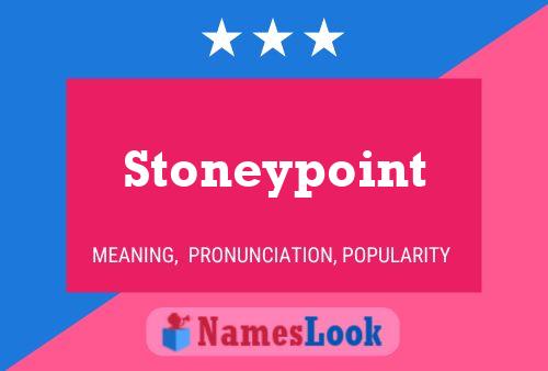 Stoneypoint Namensposter