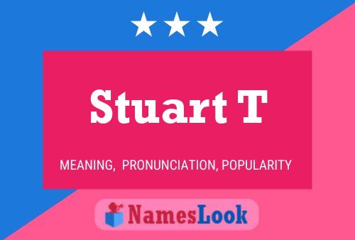 Stuart T Namensposter