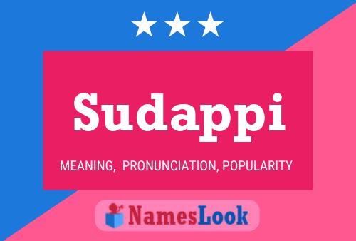 Sudappi Namensposter