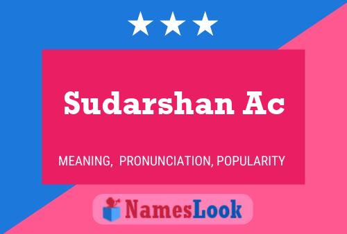 Sudarshan Ac Namensposter