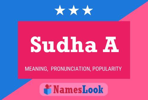 Sudha A Namensposter