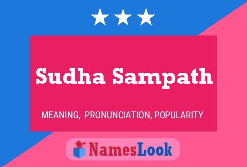 Sudha Sampath Namensposter