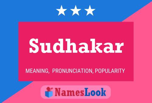 Sudhakar Namensposter