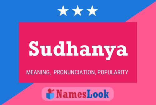 Sudhanya Namensposter