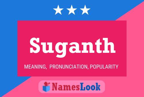 Suganth Namensposter