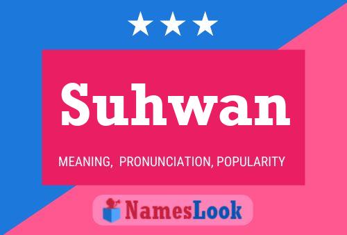 Suhwan Namensposter