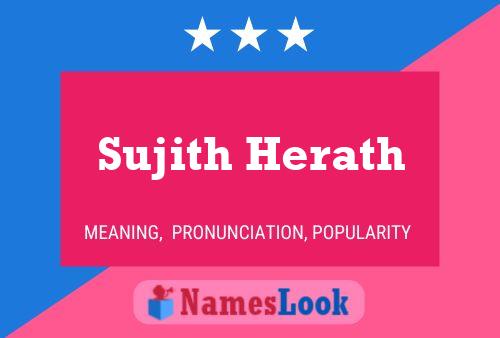 Sujith Herath Namensposter