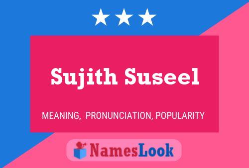 Sujith Suseel Namensposter