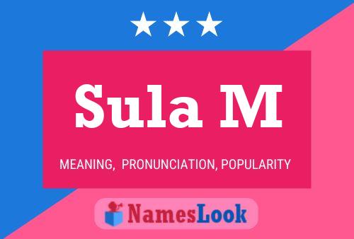 Sula M Namensposter