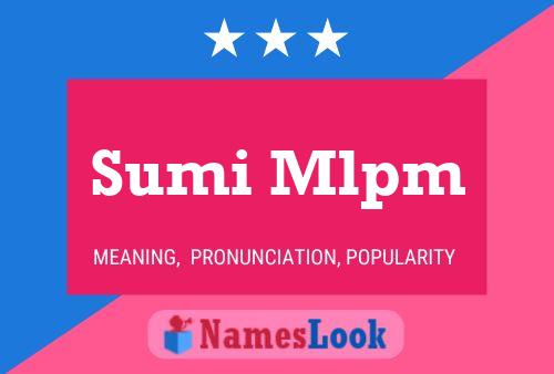 Sumi Mlpm Namensposter