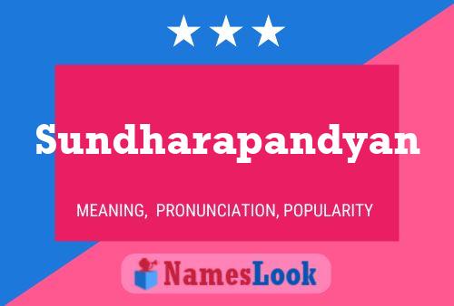 Sundharapandyan Namensposter