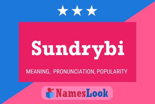 Sundrybi Namensposter