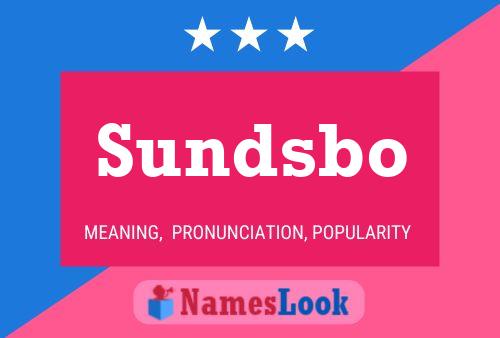 Sundsbo Namensposter