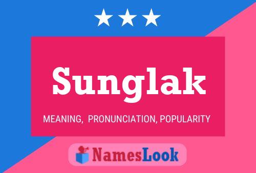 Sunglak Namensposter