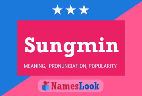 Sungmin Namensposter