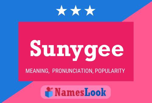 Sunygee Namensposter